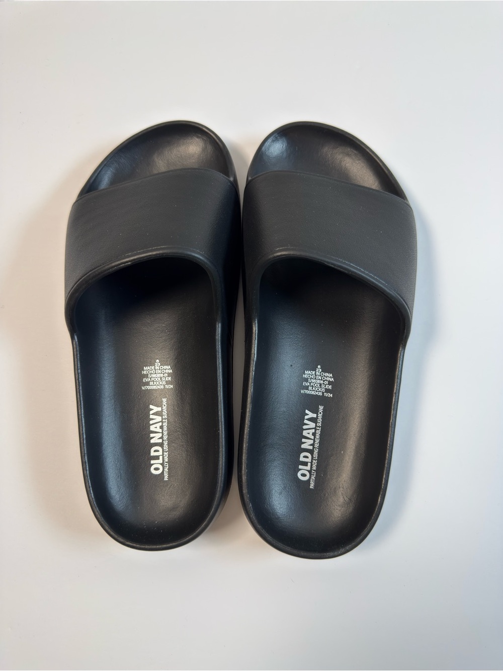 Old Navy Pool Slide Sandals Women’s Size 6 Chunky Platform Comfort Slides